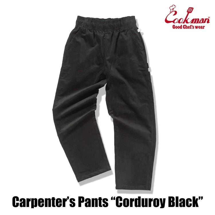 Cookman Carpenter's Pants : Corduroy - Black
