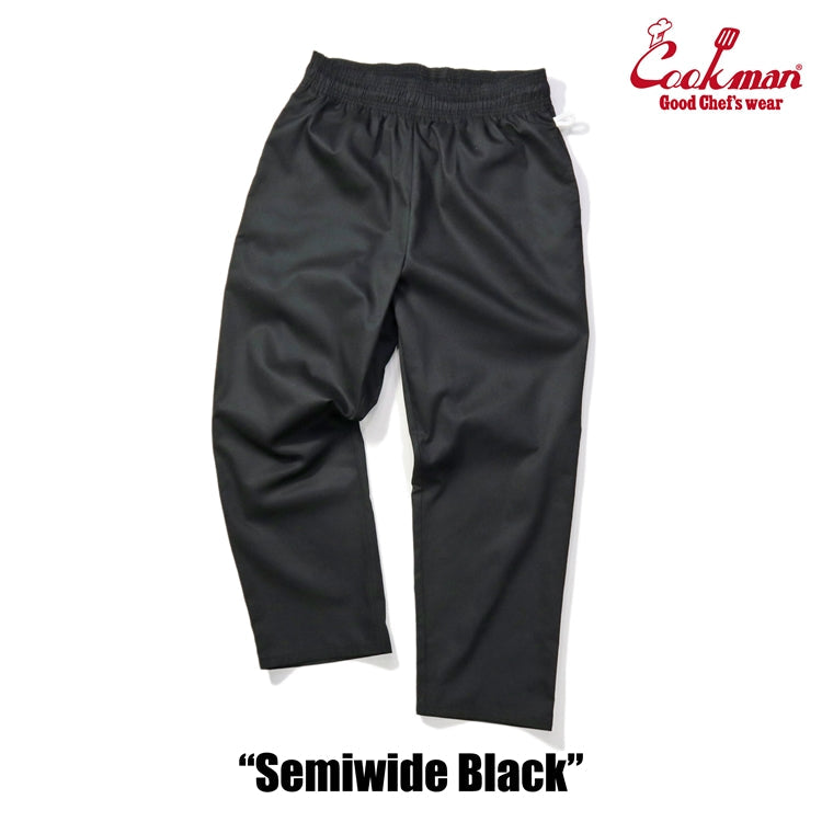 Cookman Chef Pants Semiwide : Black