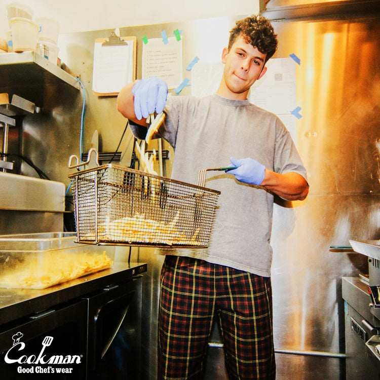 Cookman Chef Pants Semiwide : FAT Tartan Check