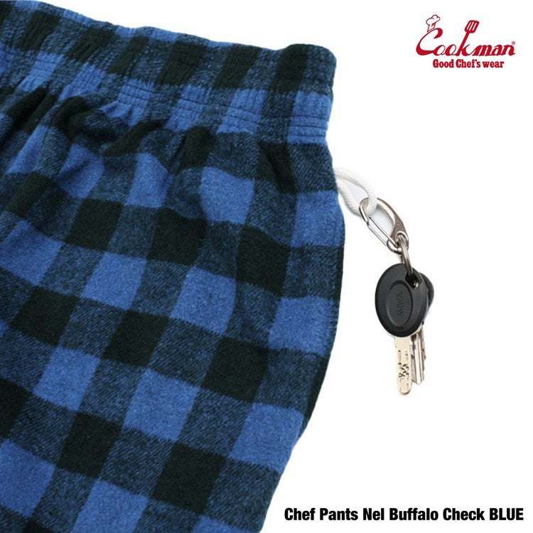 Cookman Chef Pants - Nel Buffalo Plaid : Blue