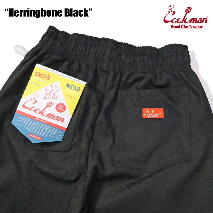 Cookman Chef Pants - Herringbone : Black