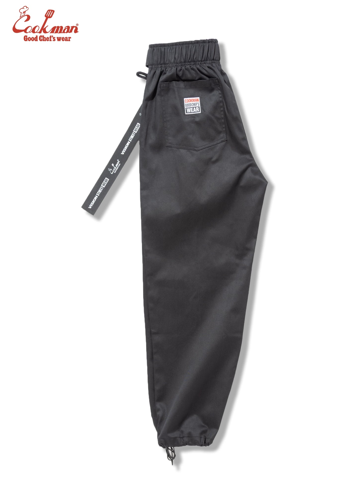 Chef Pants Semiwide Black Belt  - Vision : Black