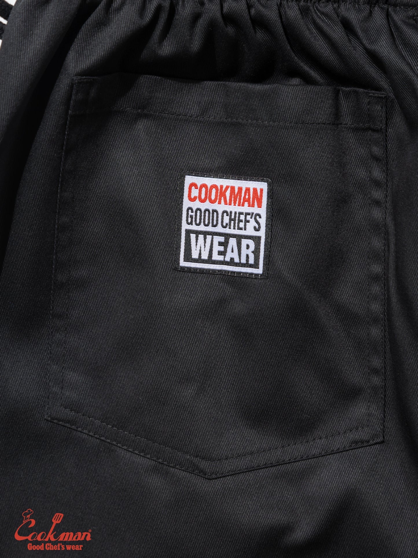 Chef Pants Semiwide Black Belt  - Vision : Black
