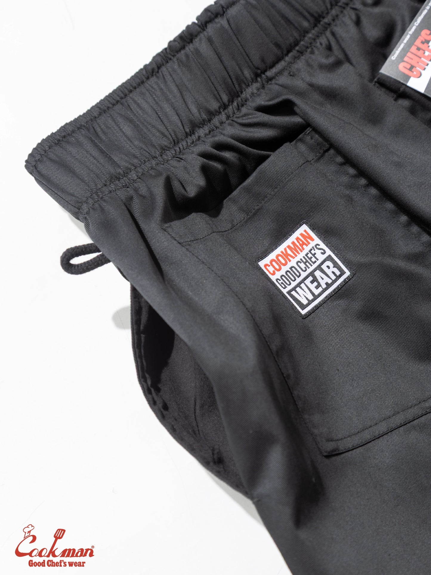 Chef Pants Semiwide Black Belt  - Vision : Black