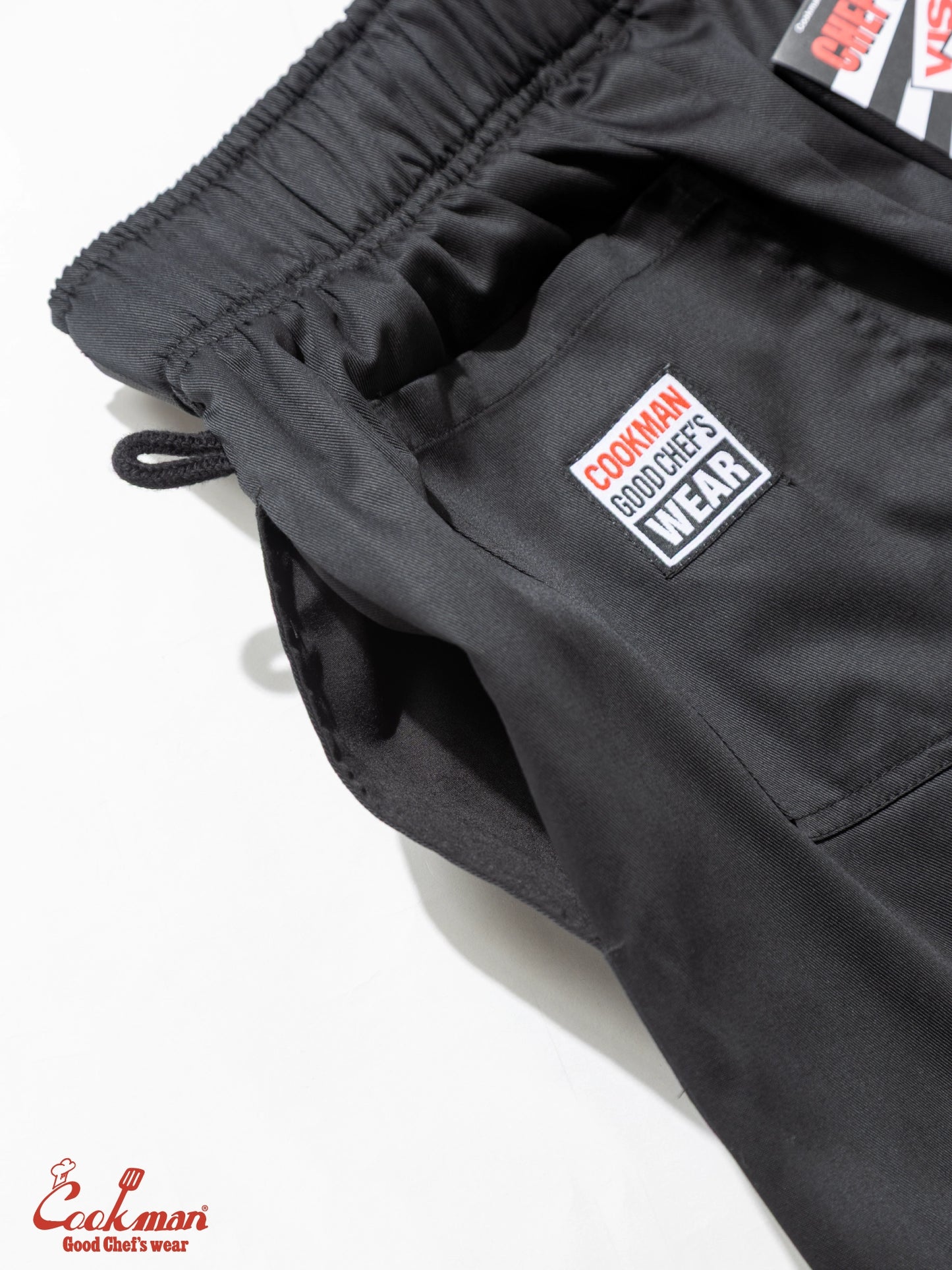 Chef Pants Short Black Belt  - Vision : Black
