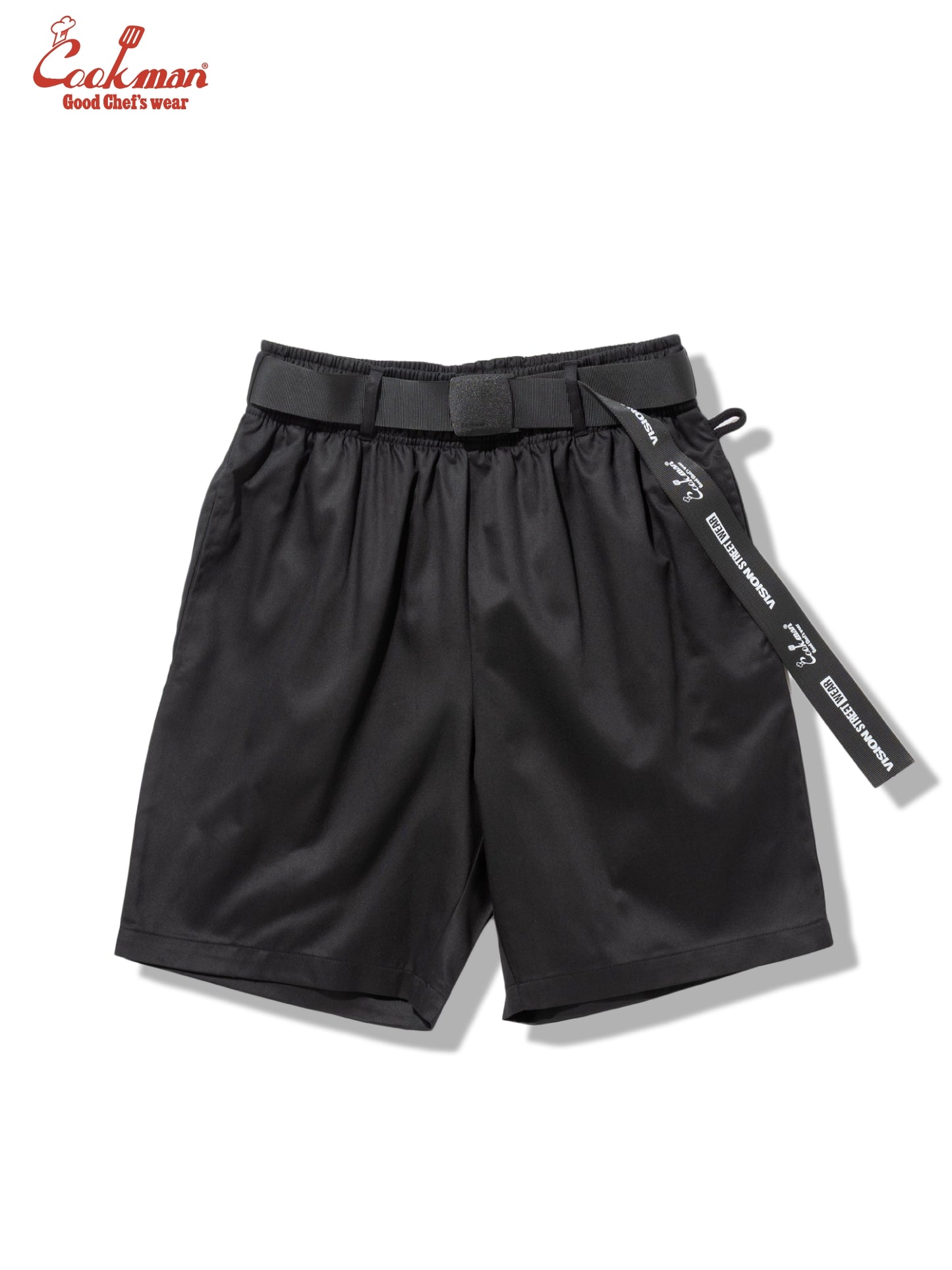 Chef Pants Short Black Belt  - Vision : Black