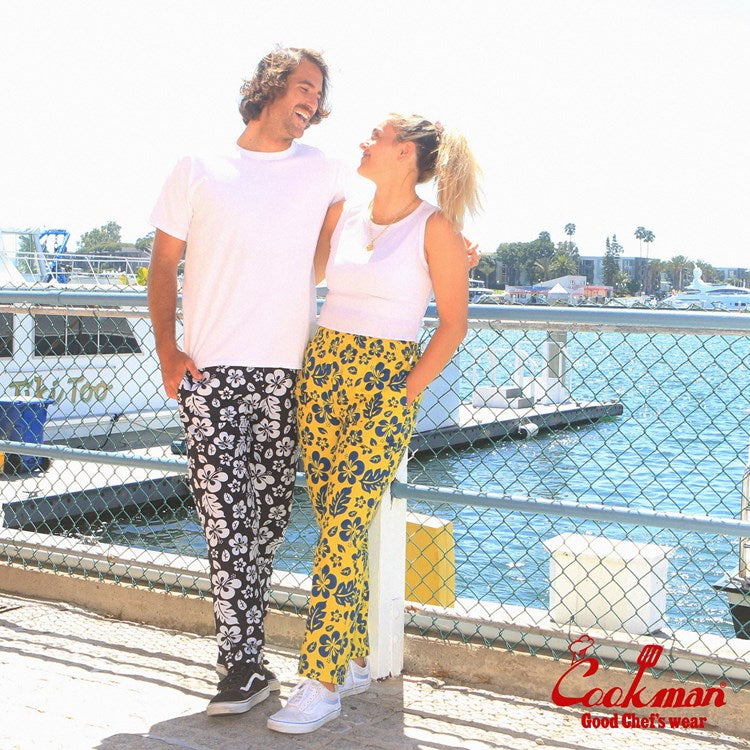 Cookman Chef Pants - Hibiscus : Yellow