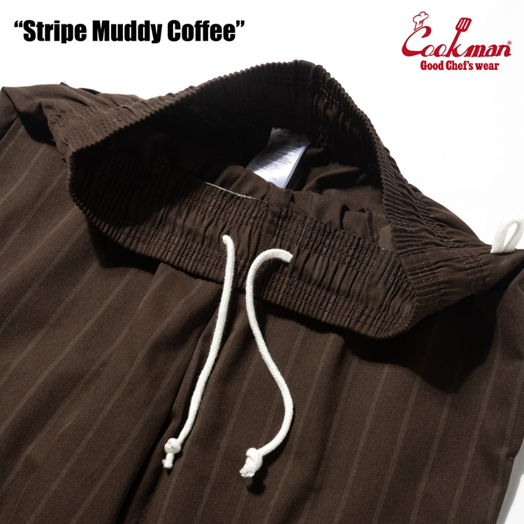 Cookman Chef Pants - Stripe Muddy Coffee