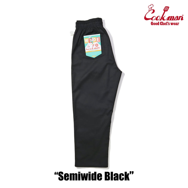 Cookman Chef Pants Semiwide : Black