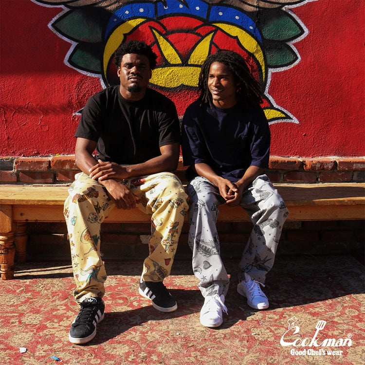 Cookman Chef Pants - Old Tattoo : Beige