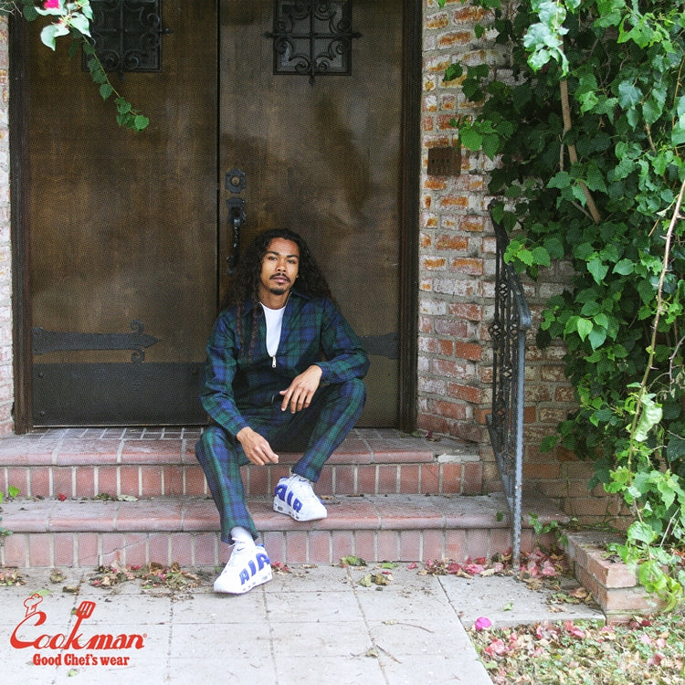 Cookman Chef Pants - Woven Black Watch Plaid