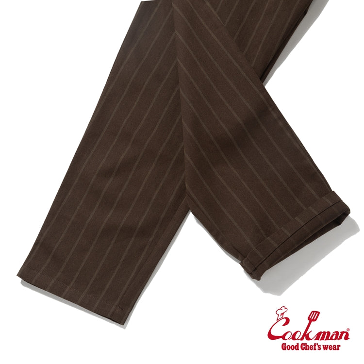Cookman Chef Pants - Stripe Muddy Coffee