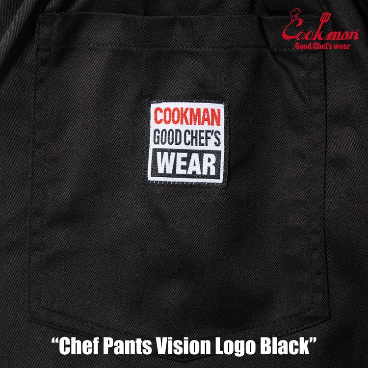 Cookman Chef Pants - Vision Logo : Black