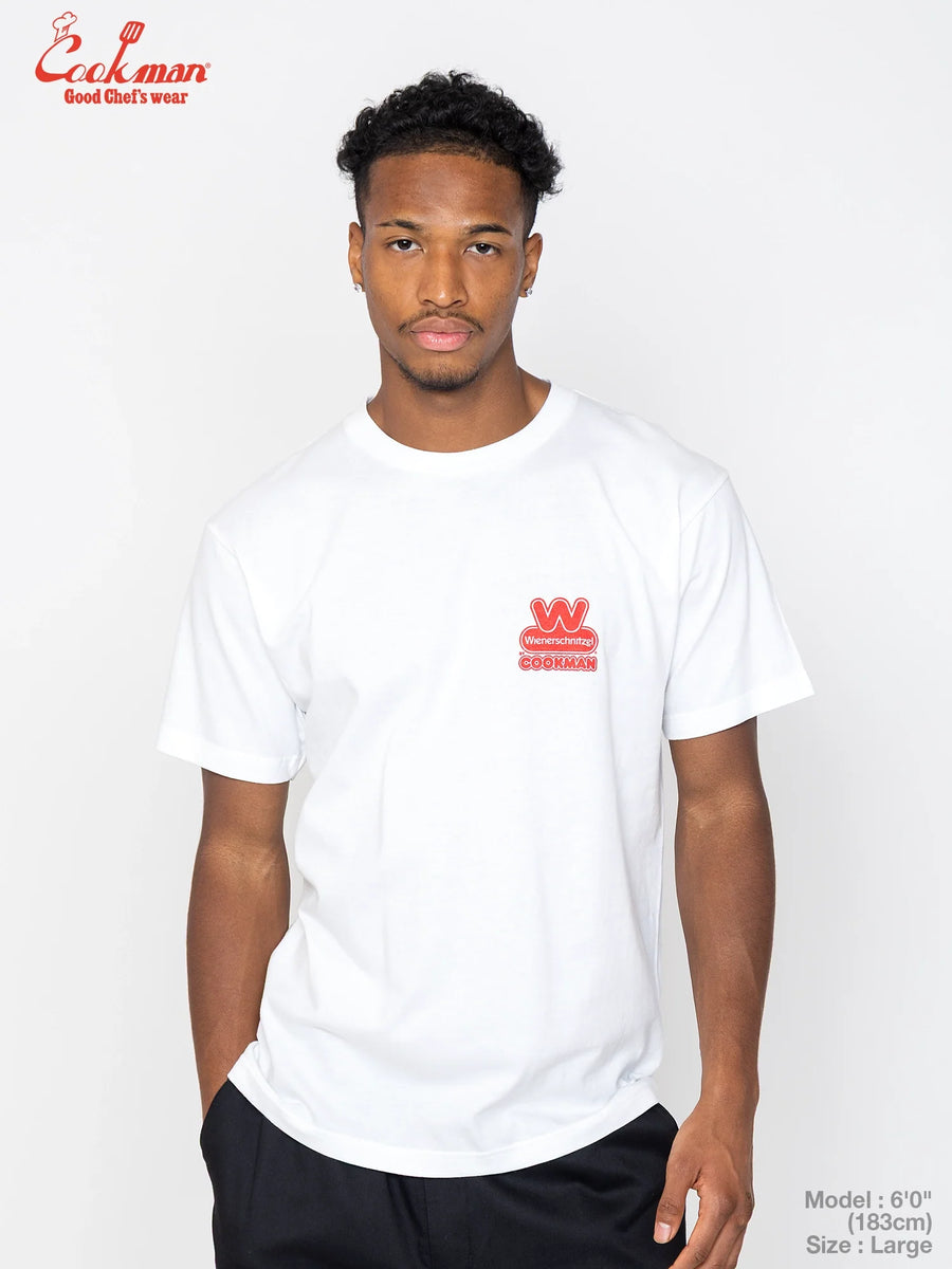 Tees - Wienerschnitzel Logo : White