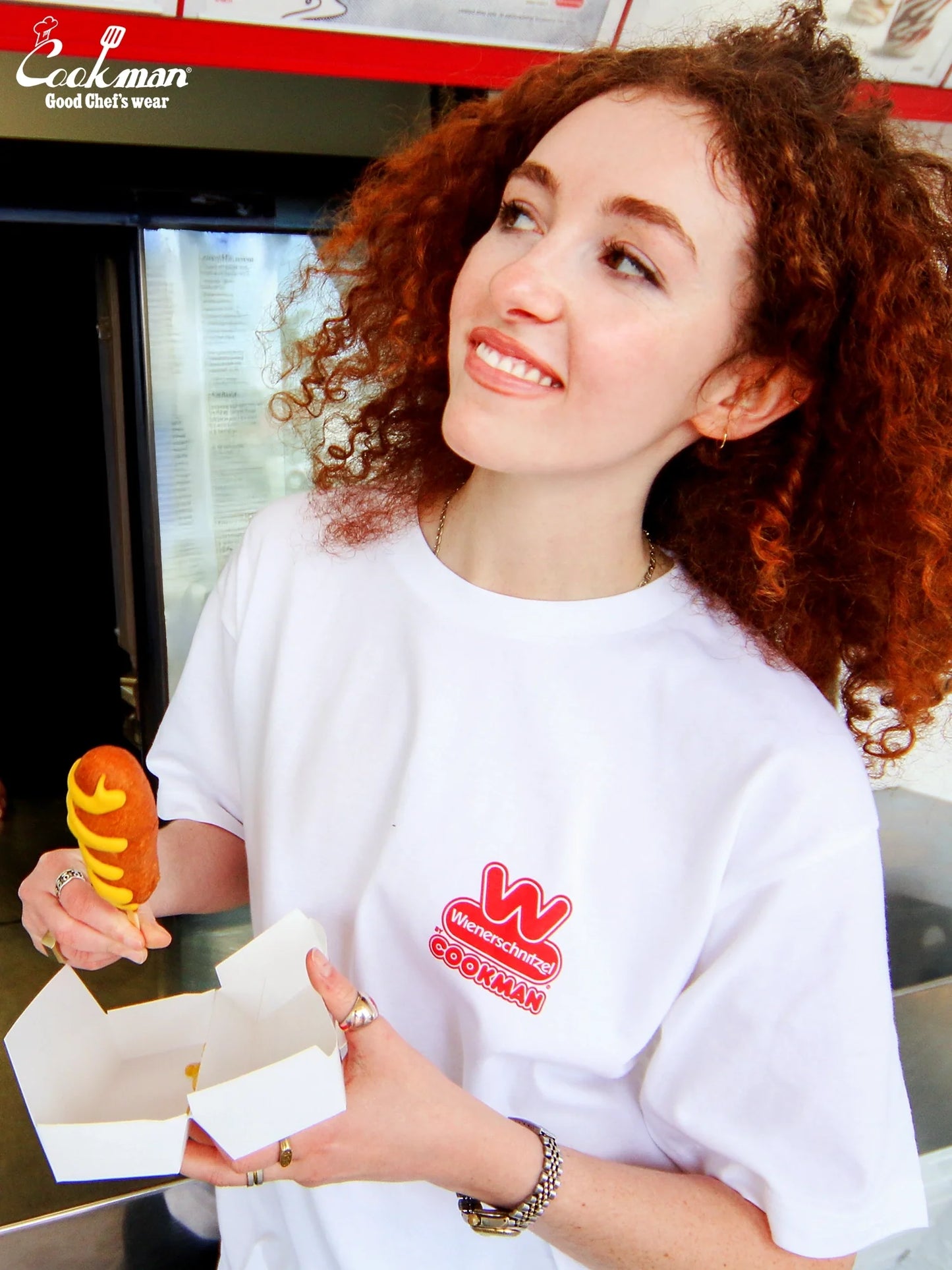 Tees - Wienerschnitzel Logo : White