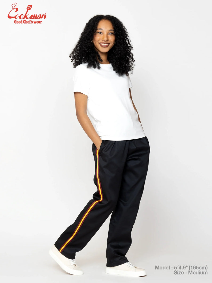 Chef Pants Semiwide - Wienerschnitzel Side Line : Black