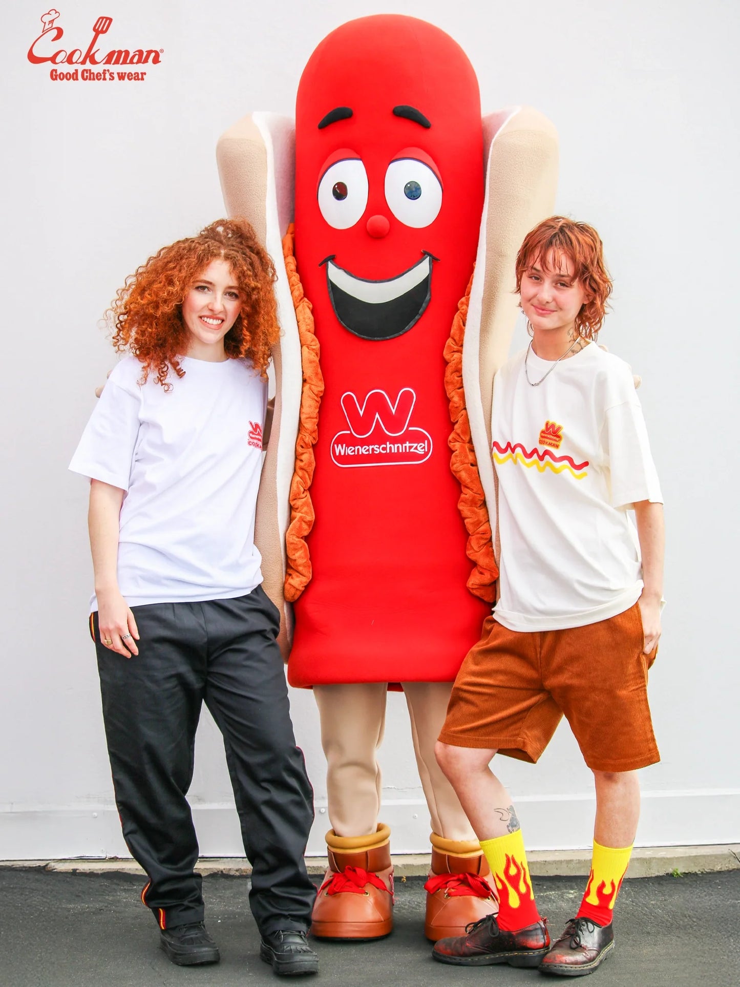 Chef Pants Semiwide - Wienerschnitzel Side Line : Black