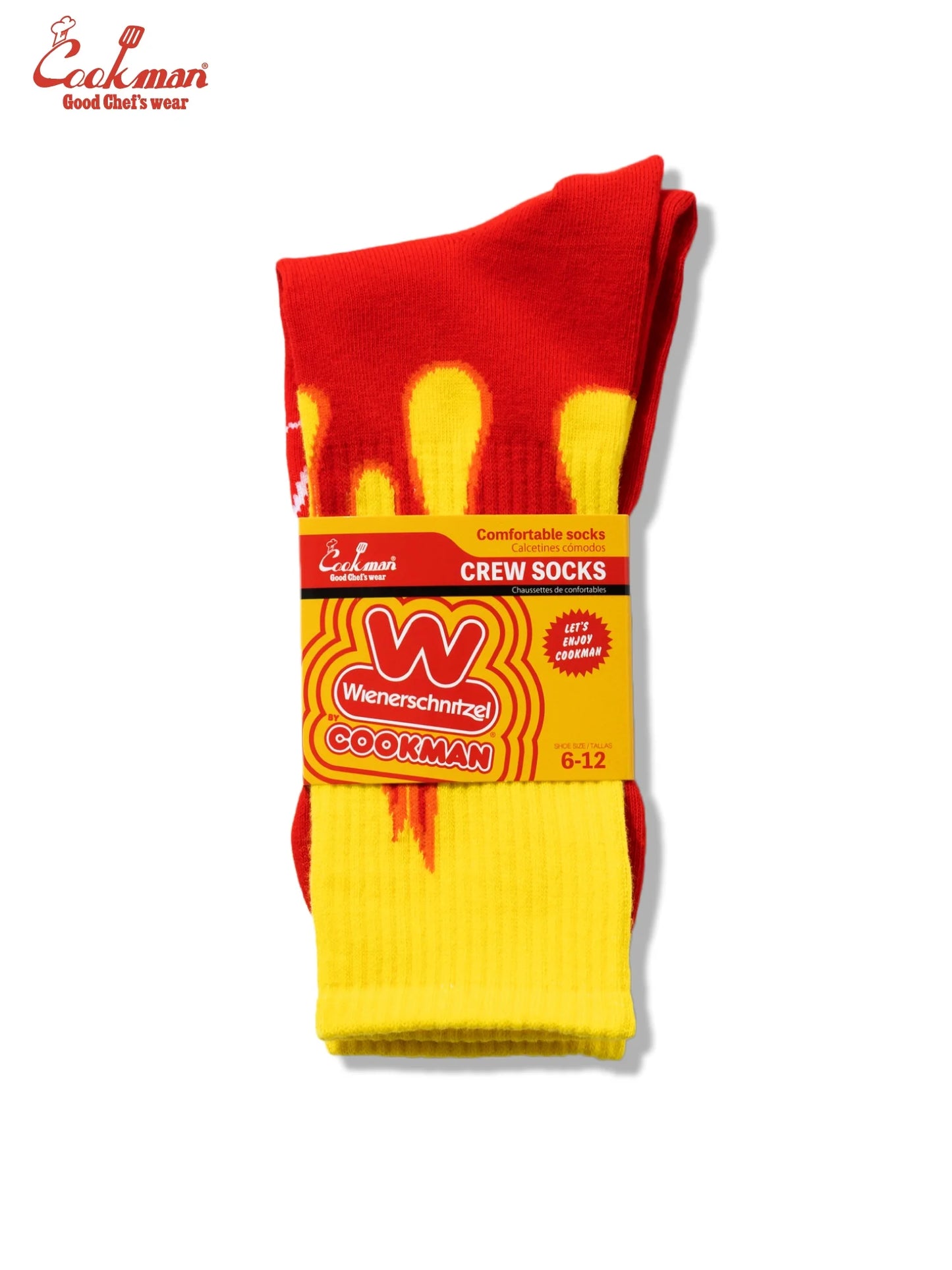 Rib Crew Socks -  Wienerschnitzel : Flame
