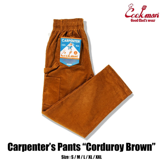 Cookman Carpenter's Pants : Corduroy - Brown