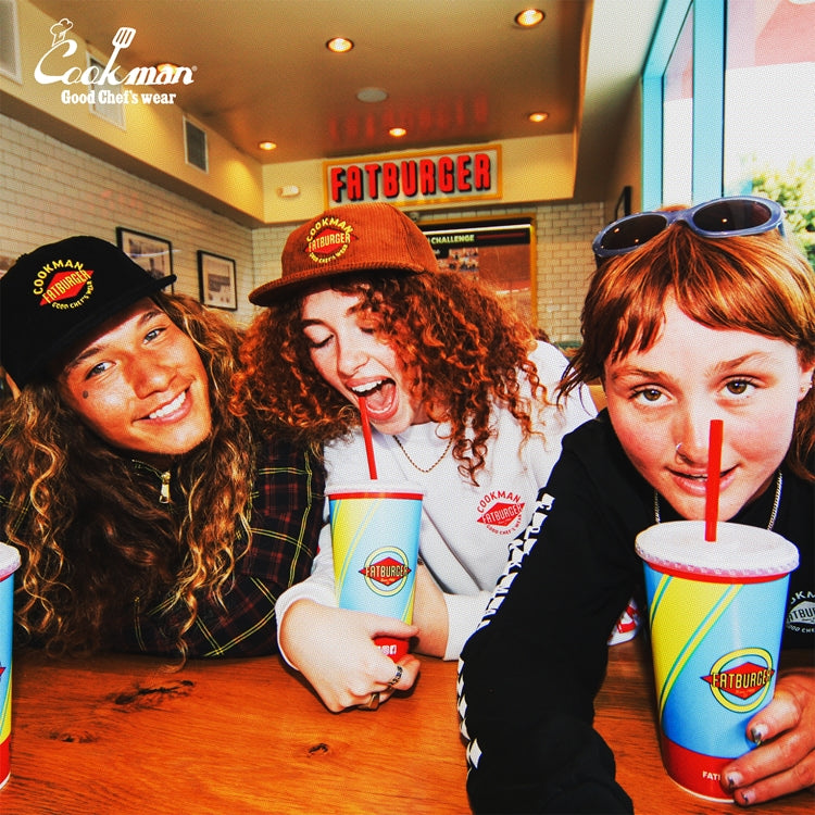 Cookman Long Sleeve Tees - FAT Checker : White