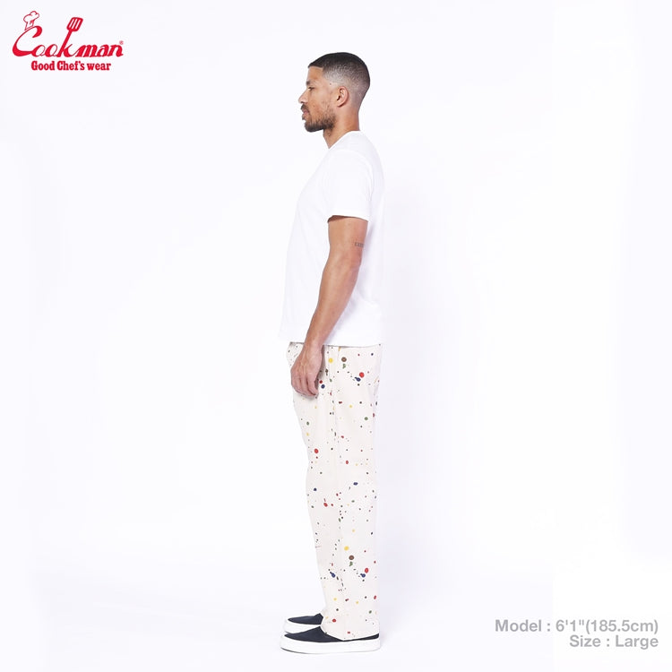 Cookman Chef Pants Semiwide -  Sauce Splash : Beige