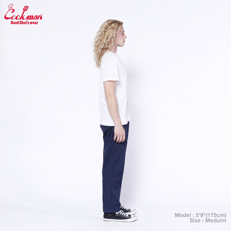 Cookman Chef Pants Semiwide - Black Belt : Navy