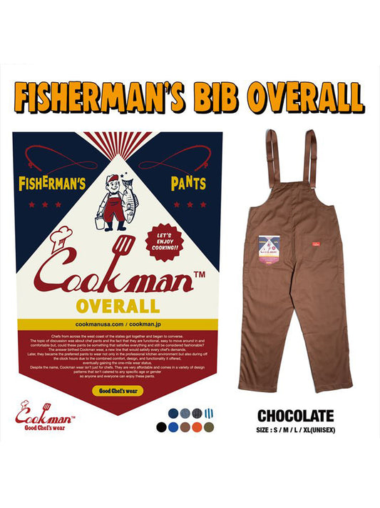 Fisherman's Bib Overall - Chocolate
