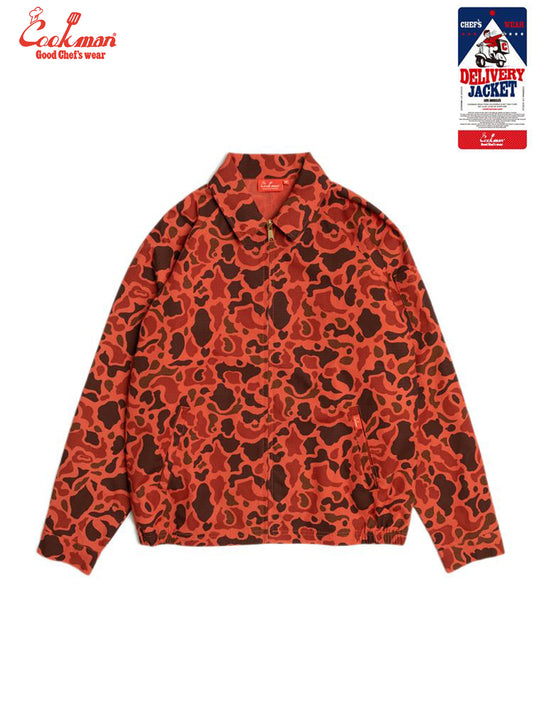 Delivery Jacket - Ripstop : Camo Red (Duck Hunter)