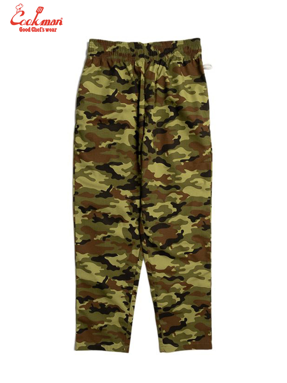 Chef Pants - Ripstop : Camo Green (Woodland)