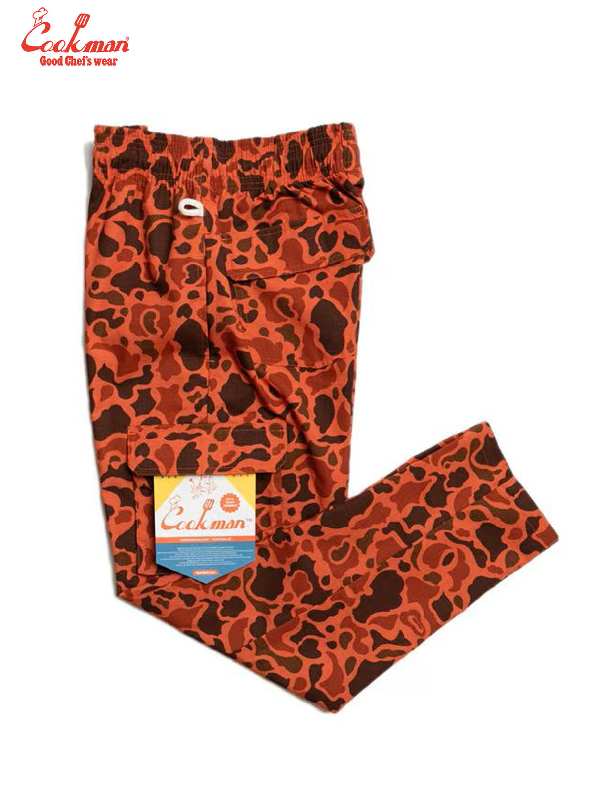 Chef Pants Cargo - Ripstop : Camo Red (Duck Hunter)