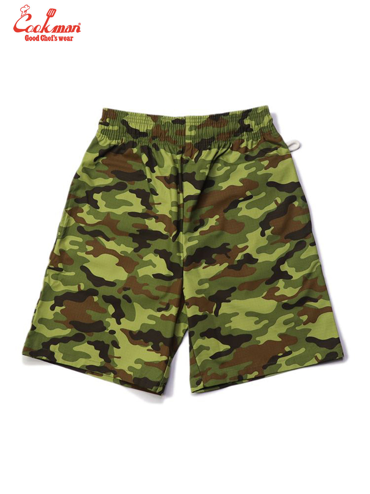 Chef Short Pants - Ripstop Camo Green (Woodland)