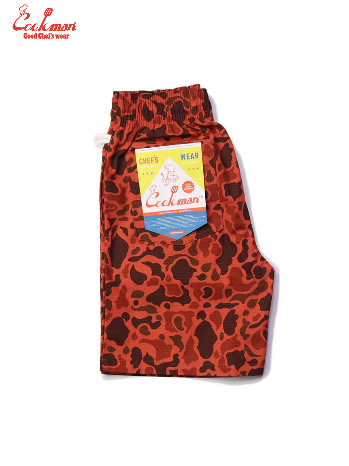 Chef Short Pants - Ripstop Camo Red (Duck Hunter)