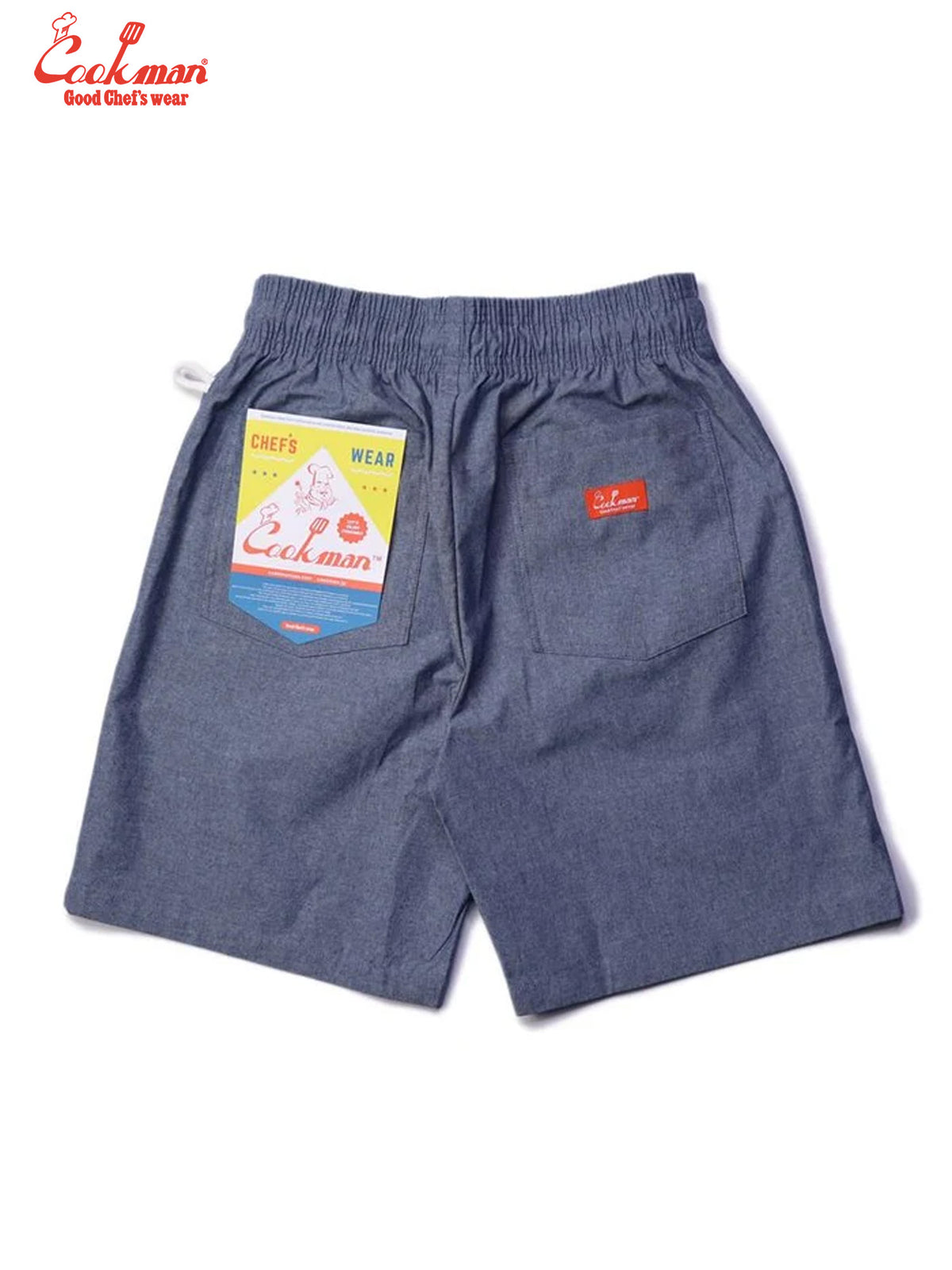 Chef Short Pants - Chambray : Light Blue