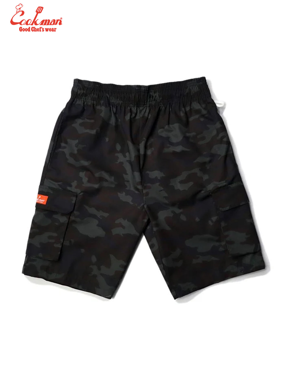 Chef Short Pants Cargo - Ripstop Camo Black (Woodland)