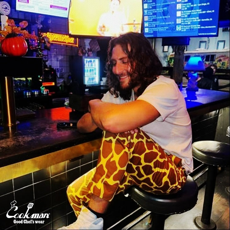 Cookman Chef Pants - Giraffe