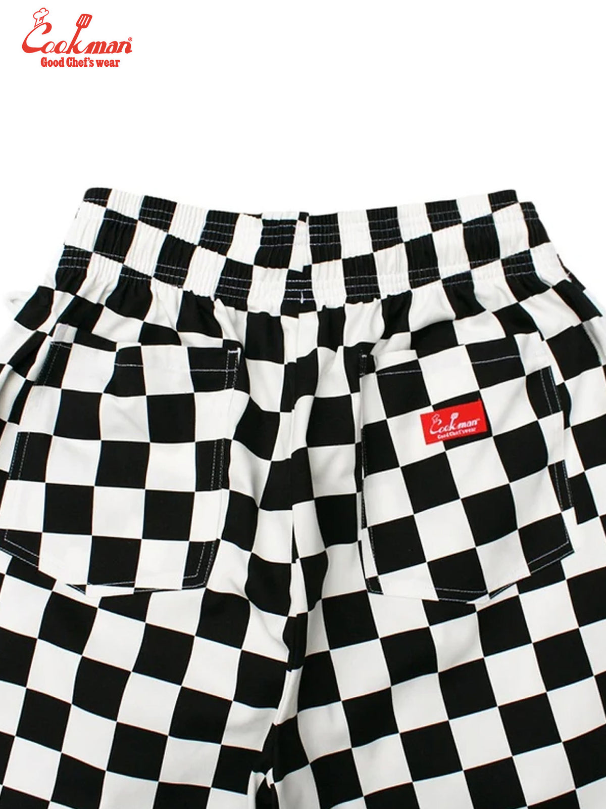 Chef Short Pants - Checker : Black