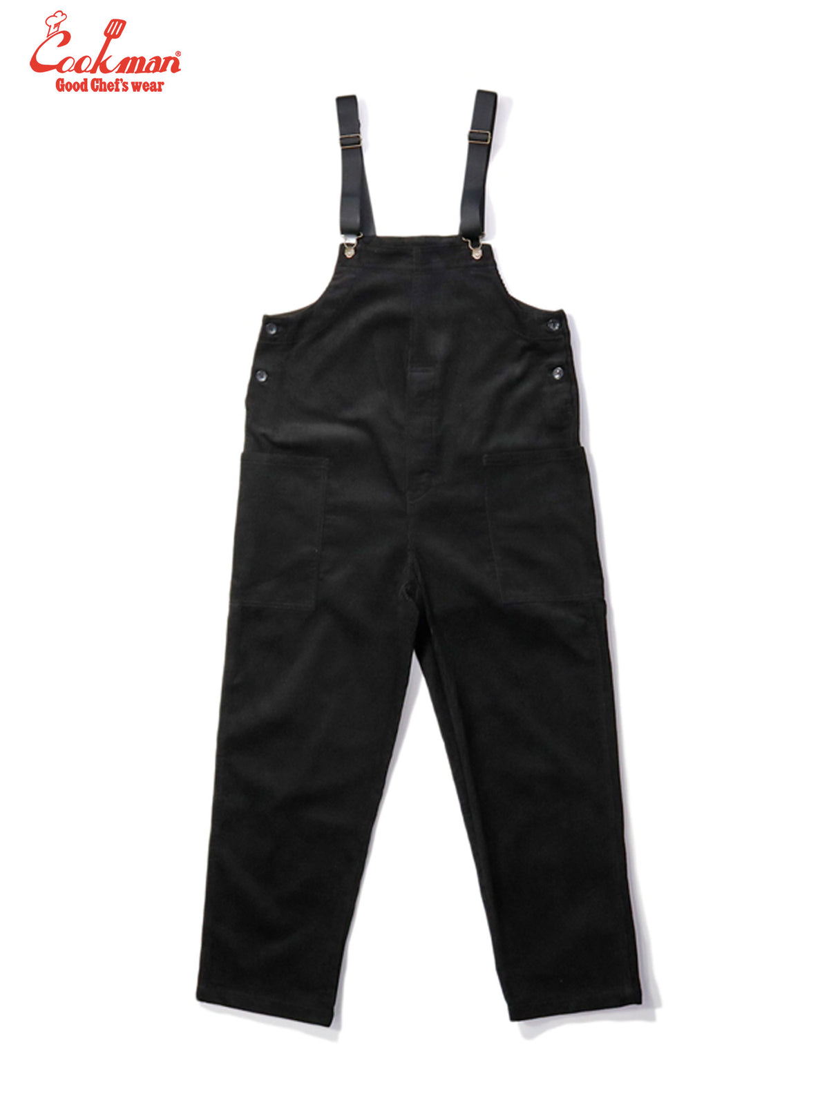 Fisherman's Bib Overall - Corduroy : Black