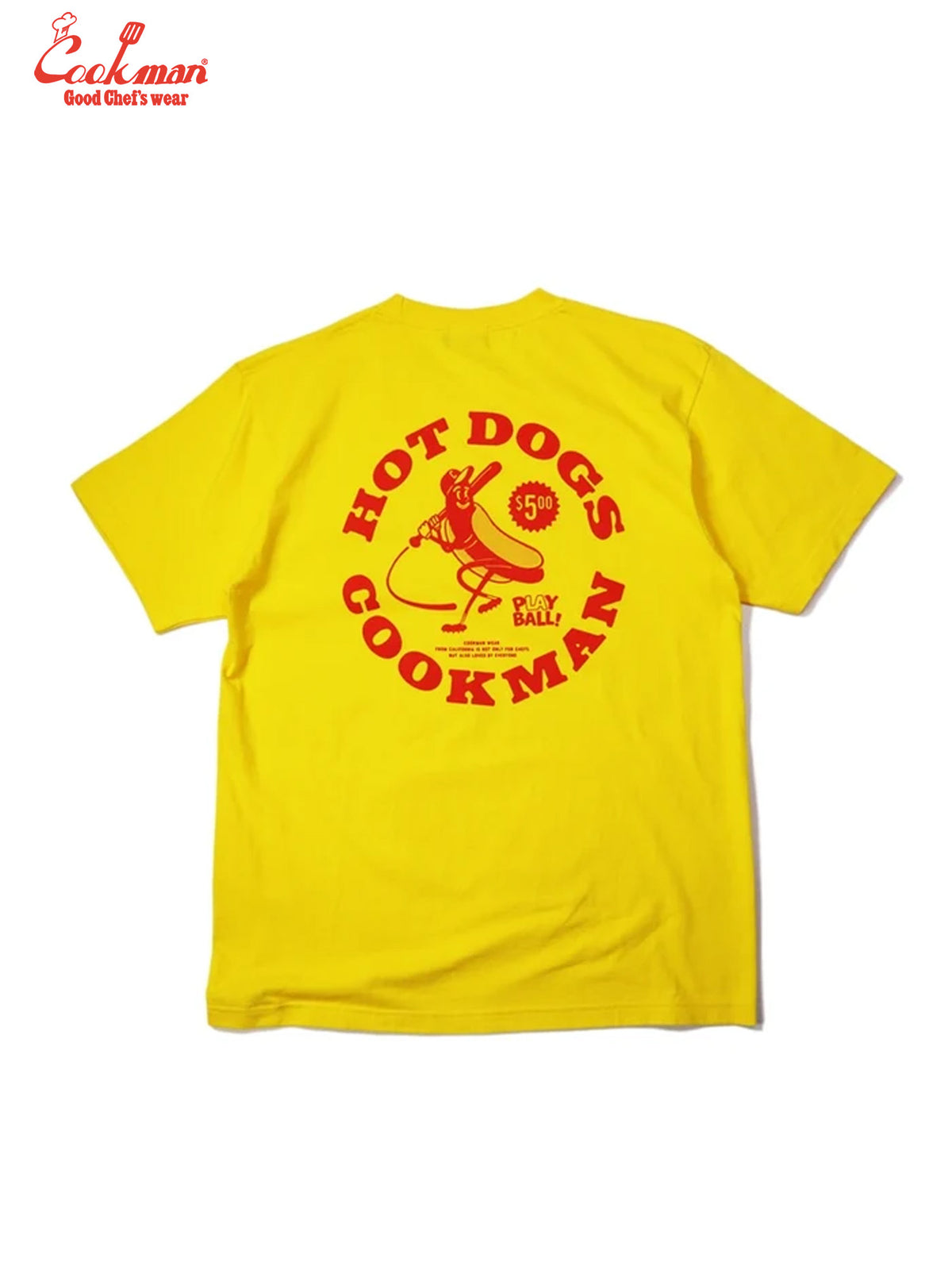 T-shirts - Hot Dog Hitter : Yellow
