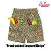 Cookman Chef Short Pants Front Pocket - Leopard : Beige