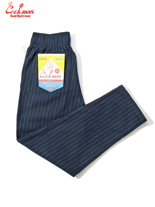 Chef Pants - Light Tweed Stripe : Navy