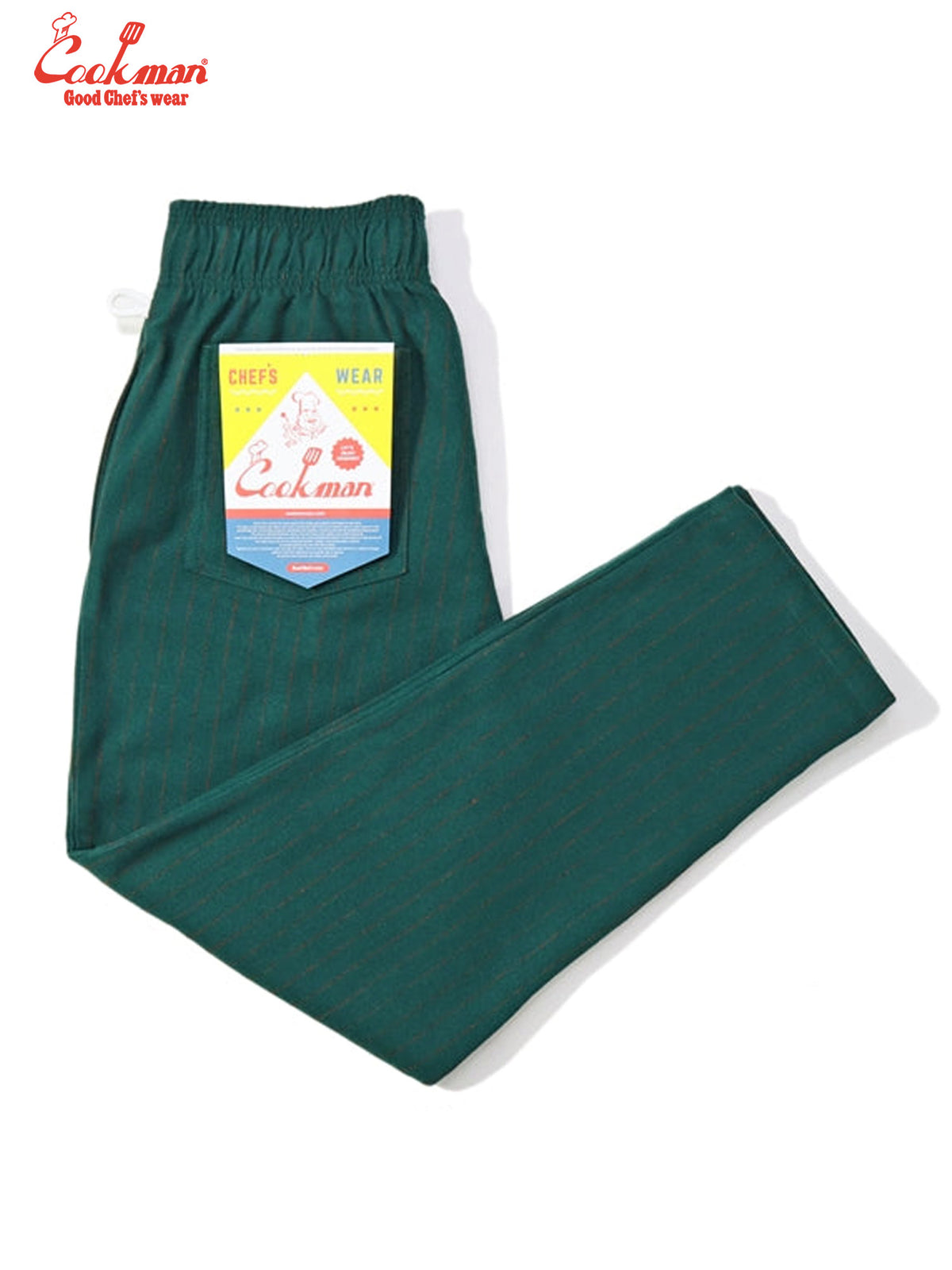 Chef Pants - Light Tweed Stripe : Green