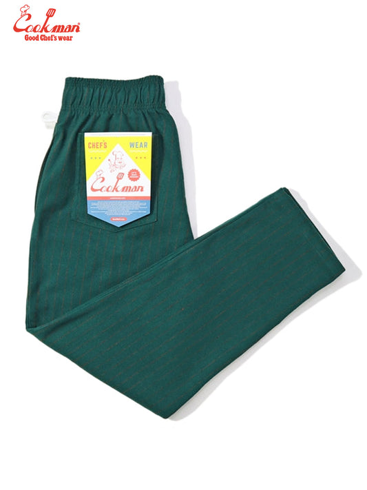 Chef Pants - Light Tweed Stripe : Green