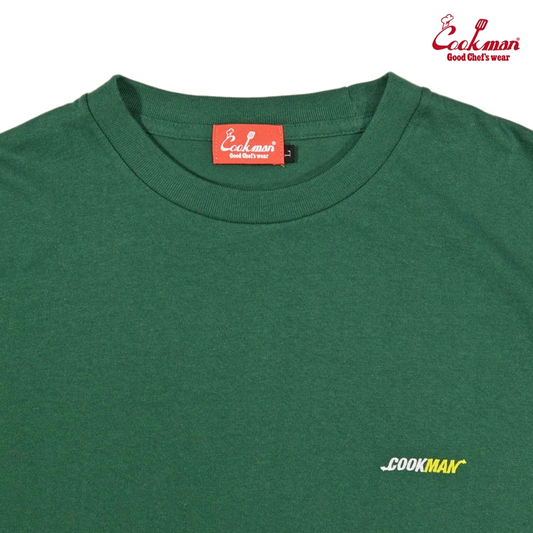 Embroidery Tees -  Cafe : Dark Green