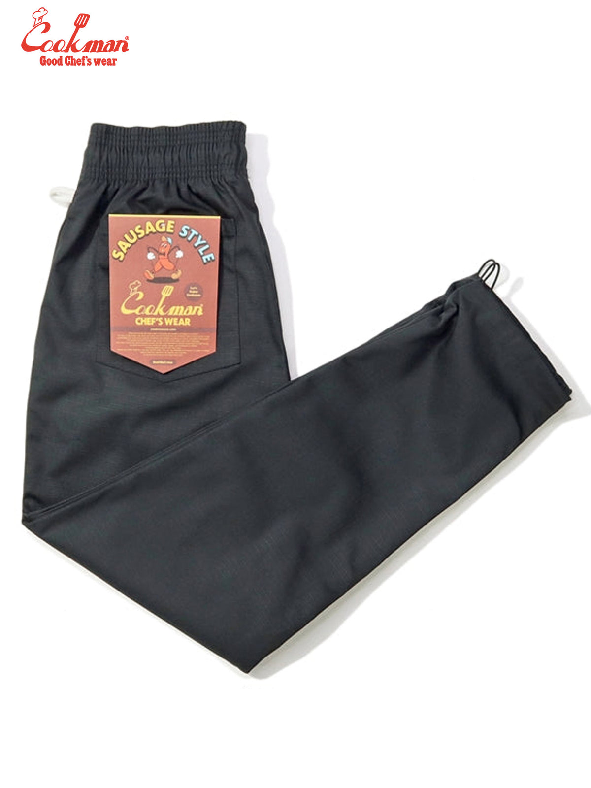 Chef Pants - Sausage Style Ripstop : Black