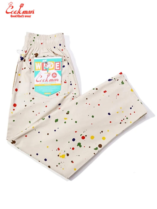 Chef Pants Semiwide -  Sauce Splash : Beige
