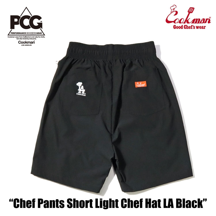 Cookman Chef Short Pants Light - Chef Hat LA : Black