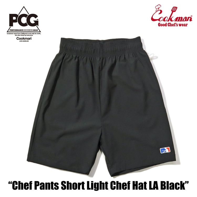 Cookman Chef Short Pants Light - Chef Hat LA : Black