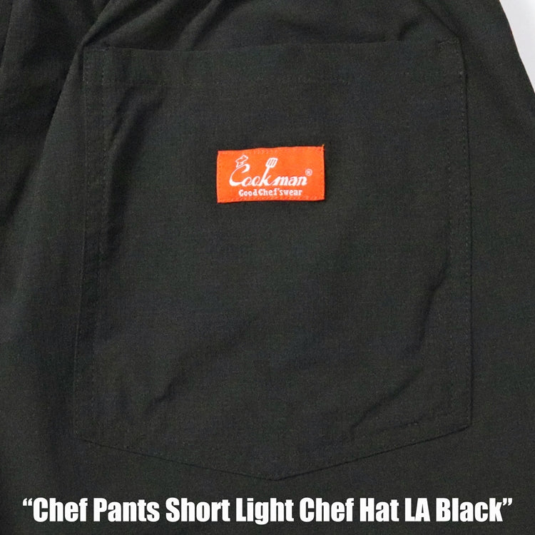 Cookman Chef Short Pants Light - Chef Hat LA : Black