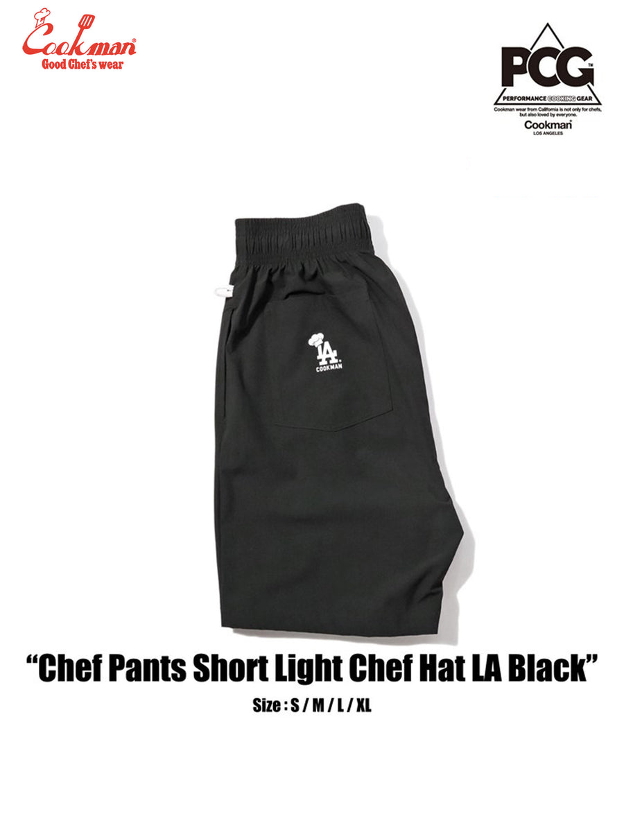 Chef Short Pants Light - Chef Hat LA : Black