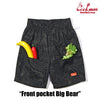 Cookman Chef Short Pants Front Pocket - Big Bear : Black